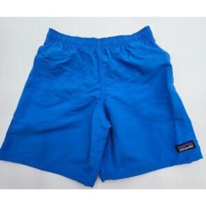 Patagonia Boys Medium (10) - 7"  Baggies Lined Shorts - Vessel Blue